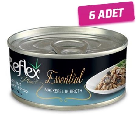 Reflex Plus Kumru ve Sardalyalı Yetişkin Konserve Kedi Maması 70 Gr - 6 Adet