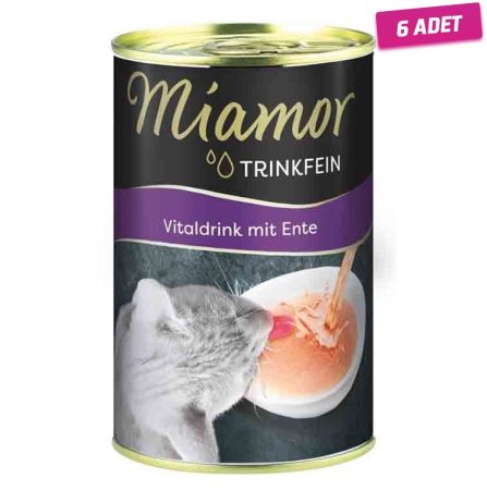 Miamor Vital Drink Ördekli Kedi Çorbası 135 Ml - 6 Adet