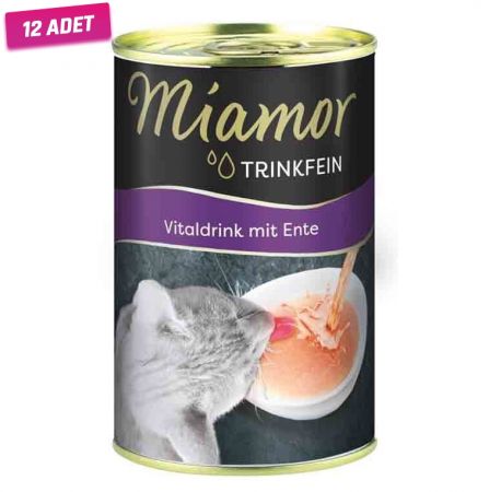 Miamor Vital Drink Ördekli Kedi Çorbası 135 Ml - 12 Adet