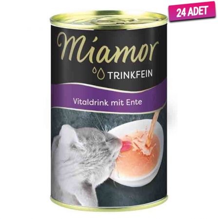Miamor Vital Drink Ördekli Kedi Çorbası 135 Ml - 24 Adet