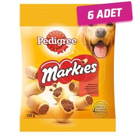 Pedigree Markies Köpek Ödül Bisküvisi 150 Gr - 6 Adet