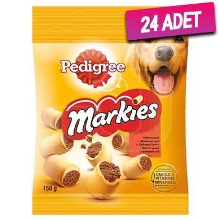 Pedigree Markies Köpek Ödül Bisküvisi 150 Gr - 24 Adet