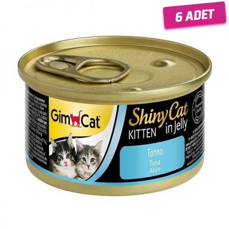 Gimcat Shinycat Yavru Tuna Balıklı Konserve Kedi Maması 70 Gr - 6 Adet