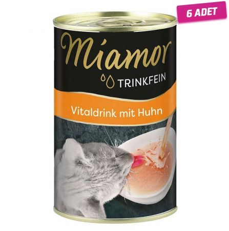 Miamor Vital Drink Tavuklu Kedi Çorbası 135 Ml - 6 Adet