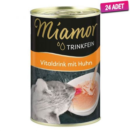 Miamor Vital Drink Tavuklu Kedi Çorbası 135 Ml - 24 Adet