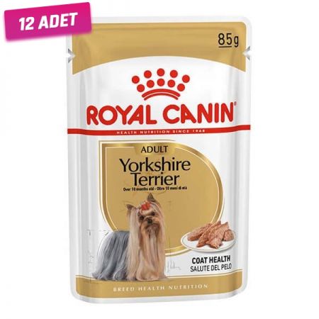 Royal Canin Yorkshire Terrier Pouch Konserve Köpek Maması 85 Gr - 12 Adet