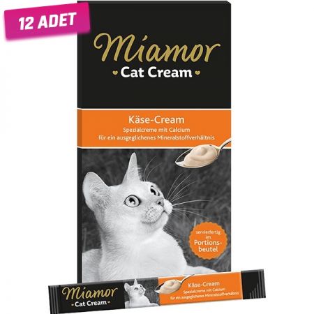 Miamor Cream Peynirli Sıvı Kedi Ödül Maması 5x15 Gr - 12 Adet