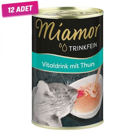 Miamor Vitaldrink Ton Balıklı Kedi Çorbası 135 Ml - 12 Adet