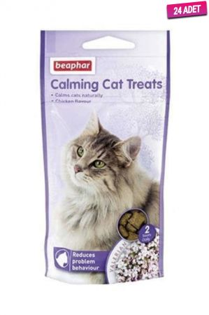 Beaphar Calming Tavuk Eti Aromalı Sakinleştirici Kedi Ödül Maması 35 Gr - 24 Adet