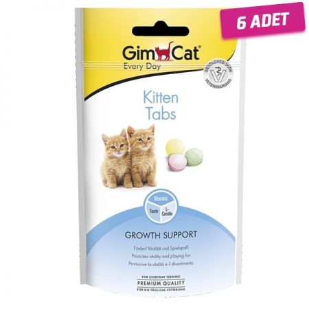 Gimcat Kitten Yavru Kedi Ödül Maması Tablet 40 Gr - 6 Adet