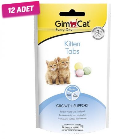 Gimcat Kitten Yavru Kedi Ödül Maması Tablet 40 Gr - 12 Adet