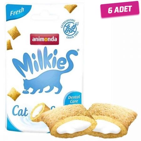 Animonda Milkies Fresh Dental Kedi Ödül Bisküvisi 30 Gr - 6 Adet