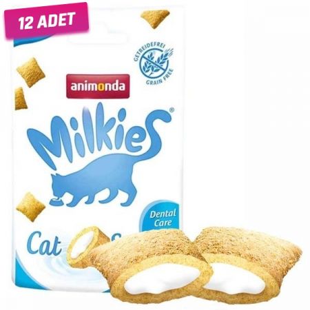 Animonda Milkies Fresh Dental Kedi Ödül Bisküvisi 30 Gr - 12 Adet