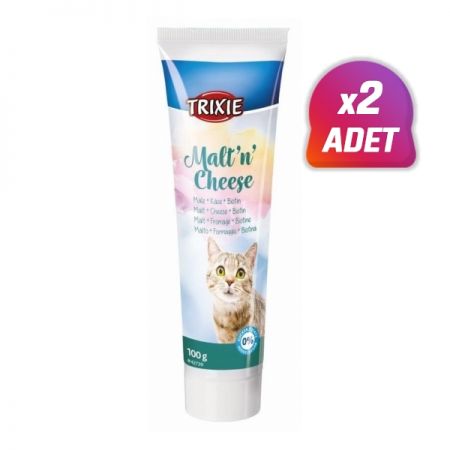 2 Adet - Trixie Tüy Yumağı Önleyici Peynirli Kedi Sağlık Vitamini 100 Gr