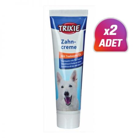 2 Adet - Trixie Köpek Diş Macunu, 100Gr, Çay Esaslı