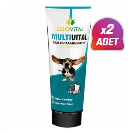 2 Adet - Zoovital Multivital Köpek Macunu 100gr