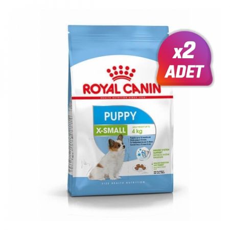 2 Adet - Royal Canin Xsmall Puppy Yavru Köpek Maması 1.5 Kg