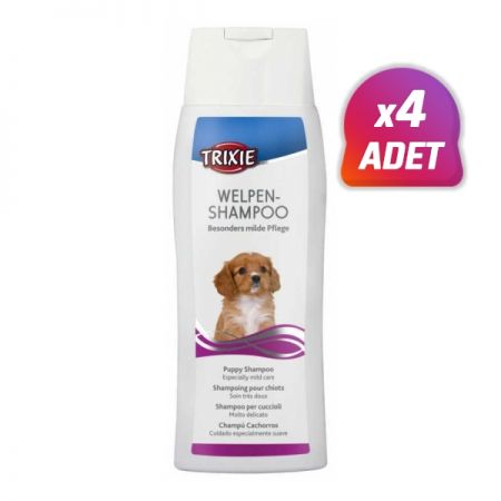 4 Adet - Trixie Yavru Köpek Şampuanı , 250ml