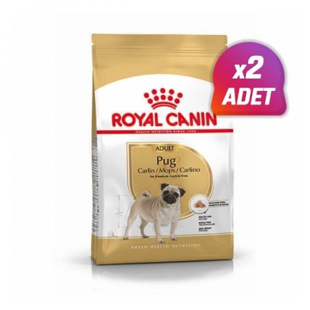 2 Adet - Royal Canin Pug Adult Yetişkin Köpek Maması 1.5 Kg