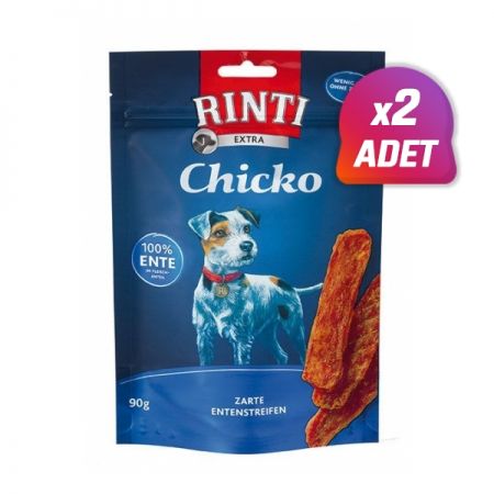 2 Adet - Rinti Extra Ördekli Köpek Ödül Maması 90 Gr