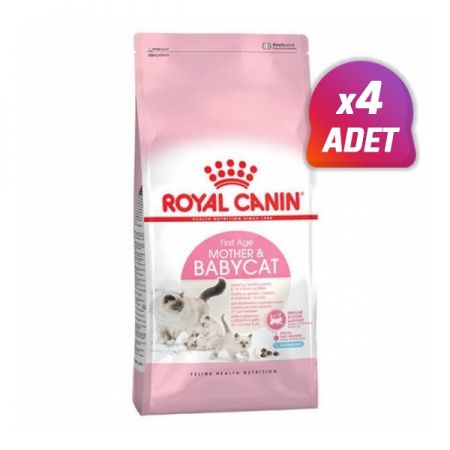 4 Adet - Royal Canin Mother Babycat Anne ve Yavru Kedi Maması 2 Kg