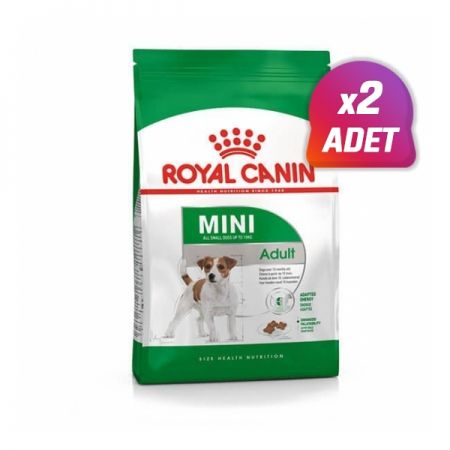 2 Adet - Royal Canin Mini Adult Küçük Irk Yetişkin Köpek Maması 2 Kg