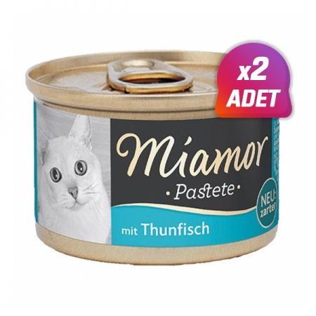 2 Adet - Miamor Pastete Ton Balıklı Tahılsız Kedi Konservesi 85 Gr