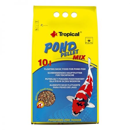 Tropical Pond Pellet Mix Koi ve Japon Balıkları için Granül Yem 130 Gr