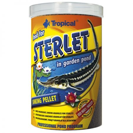 Tropical Food For Sterlet Havuz Balıkları için Granül Yem 1000 Ml