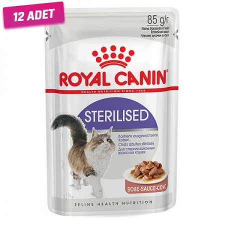 Royal Canin Sterilised Gravy Pouch Kısırlaştırılmış Kedi Maması 85 Gr - 12 Adet