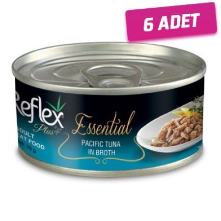 Reflex Plus Pasifik Ton Balıklı Yetişkin Konserve Kedi Maması 70 Gr - 6 Adet