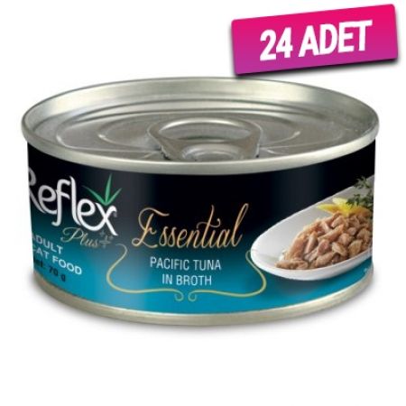 Reflex Plus Pasifik Ton Balıklı Yetişkin Konserve Kedi Maması 70 Gr - 24 Adet