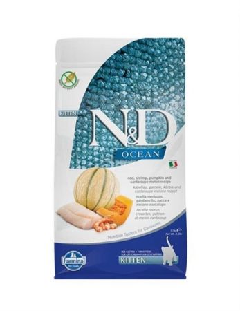 ND Ocean Morina, Balkabağı Karides & Kavun Kıtten 1,5 kg