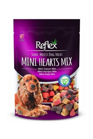 Reflex Yarı Yumuşak Ödül Maması Mini Kalp Mix 150 gr