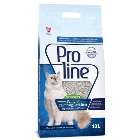 Proline Naturel Parfümsüz Kedi Kumu 10 Lt