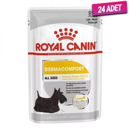 Royal Canin Mini Dermacomfort Pouch Konserve Köpek Maması 85 Gr - 24 Adet
