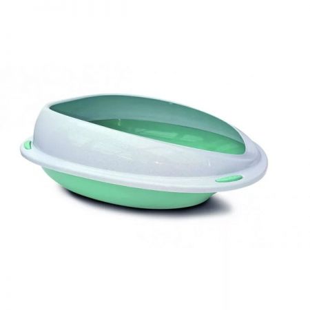 Aquael Comfy Cleo Açık Kedi Tuvaleti Medium Açık Yeşil 45x36x15.5h Cm