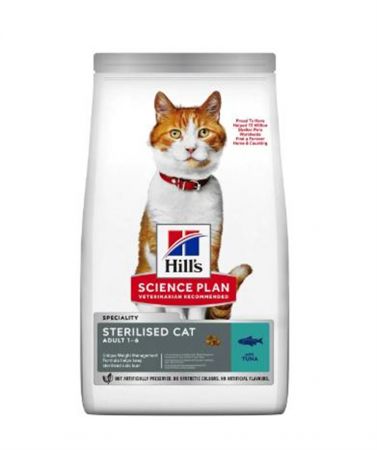 Hills Kısırlaştırılmış Tuna Balıklı Kedi Maması 10 Kg