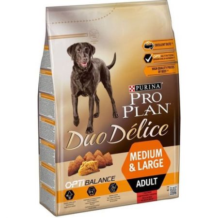 Pro Plan Duo Delice Sığır Etli Köpek Maması 2,5 kg
