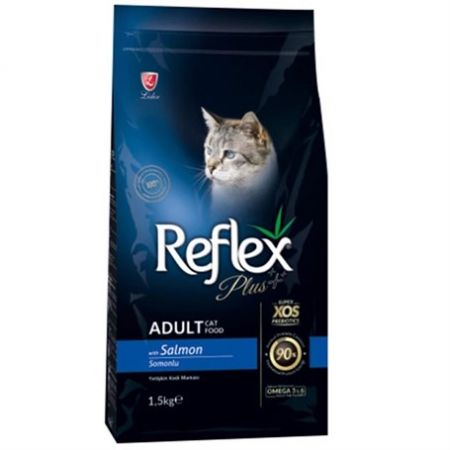 Reflex Plus Somon Balıklı Yetişkin Kedi Maması 1,5 Kg