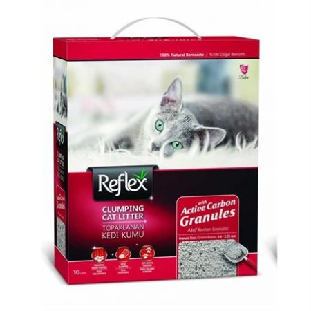 Reflex Granül Aktif Karbonlu Hızlı Topaklanan Kedi Kumu 10 Lt