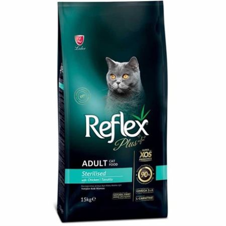 Reflex Plus Tavuklu Sterilised Kedi Maması 15 Kg