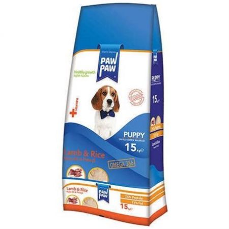 Paw Paw Kuzu Pirinçli Yavru Köpek Maması 15 kg