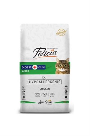 Felicia Düşük Tahıllı Tavuklu Yetişkin Kedi Maması 12 kg