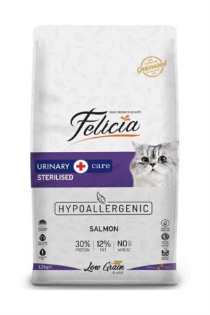 Felicia Az Tahıllı Sterilised Somonlu Kedi Maması 12 kg