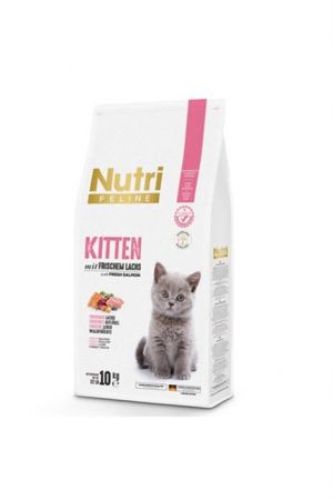 Nutri Kitten Tavuk-Somon Yavru Kedi Maması 10 Kg