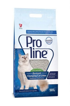 Pro Line Topaklanan Kokusuz Kedi Kumu 10 lt