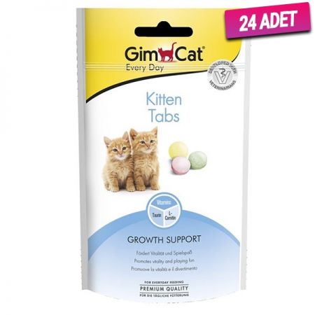 Gimcat Kitten Yavru Kedi Ödül Tableti 40 Gr - 24 Adet