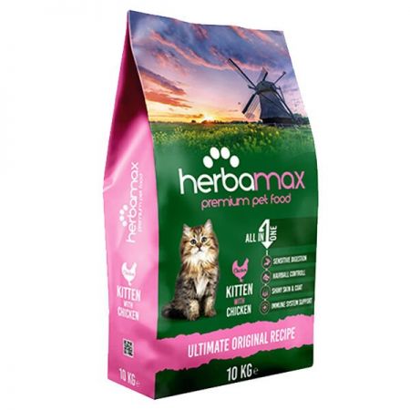 Herbamax Kitten Tavuklu Yavru Kedi Maması 10 Kg