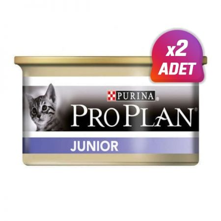2 Adet - Pro Plan Junior Yavru Konserve 85 Gr